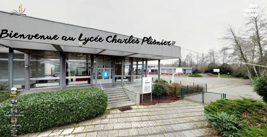 Visite virtuelle à 360 degrés du Lycée Charles Plisnier à Saint-Ghislain