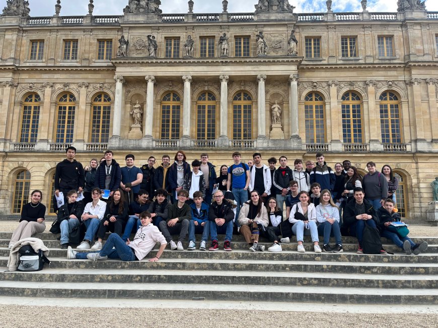 Visite du château de Versailles et de ses jardins pour nos élèves de 3TQ/4G